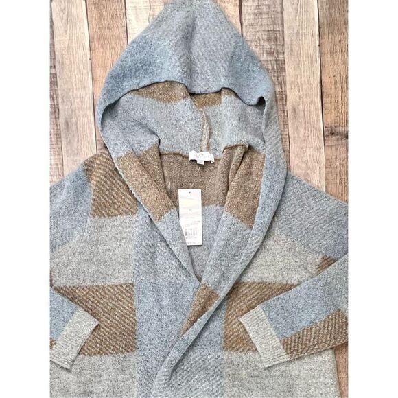 New Directions Blue Spruce Multi Night Blooms Cardigan Sweater sz X Large NWT - Picture 4 of 11